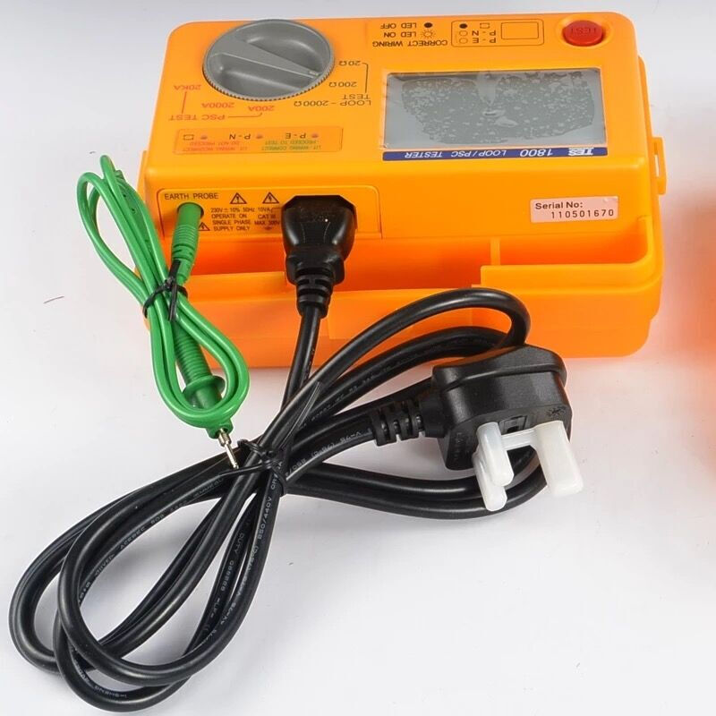 臺灣泰仕TES-1800A回路阻抗/預(yù)期短路電流測試儀圖片1 臺灣泰仕TES-1800A回路阻抗/預(yù)期短路電流測試儀圖片1