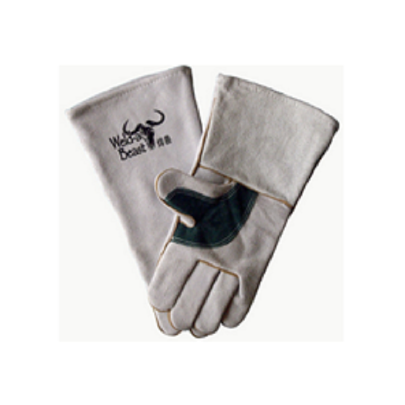 焊獸4154P原色二層拇指加條焊接手套圖片4 焊獸4154P原色二層拇指加條焊接手套圖片4