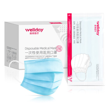 維德醫(yī)療藍色獨立無菌醫(yī)用口罩圖片1 維德醫(yī)療藍色獨立無菌醫(yī)用口罩圖片1