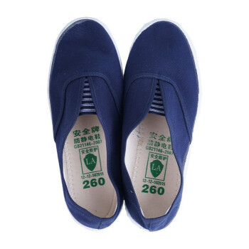 安全牌Z001舒適透氣帆布防靜電鞋圖片2
