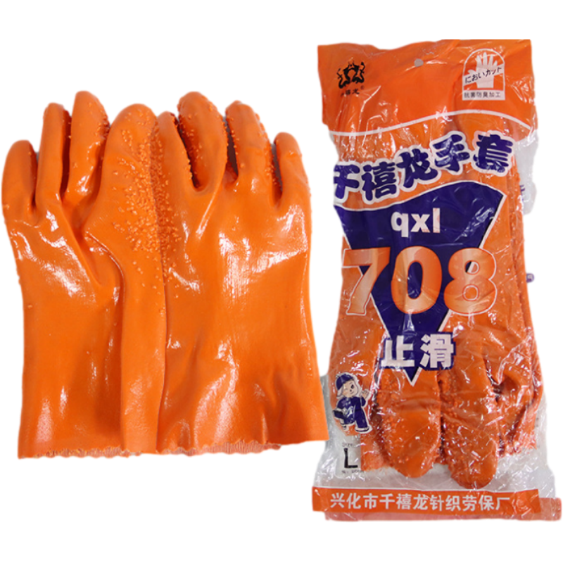 千禧龍708止滑PVC手套圖片1 千禧龍708止滑PVC手套圖片1