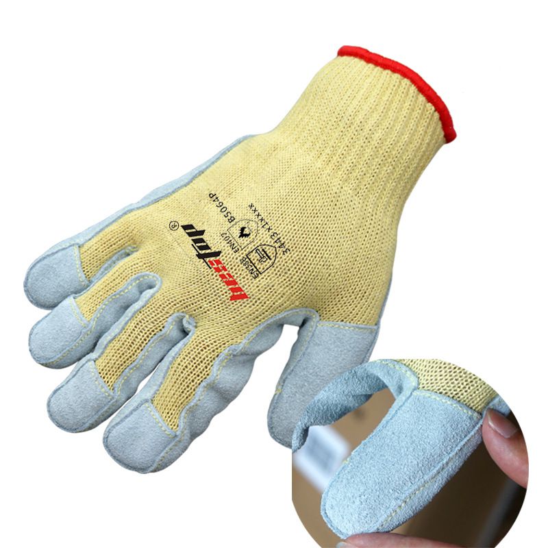 bstop倍護(hù)B5064P牛皮防刺防割手套圖片1 bstop倍護(hù)B5064P牛皮防刺防割手套圖片1