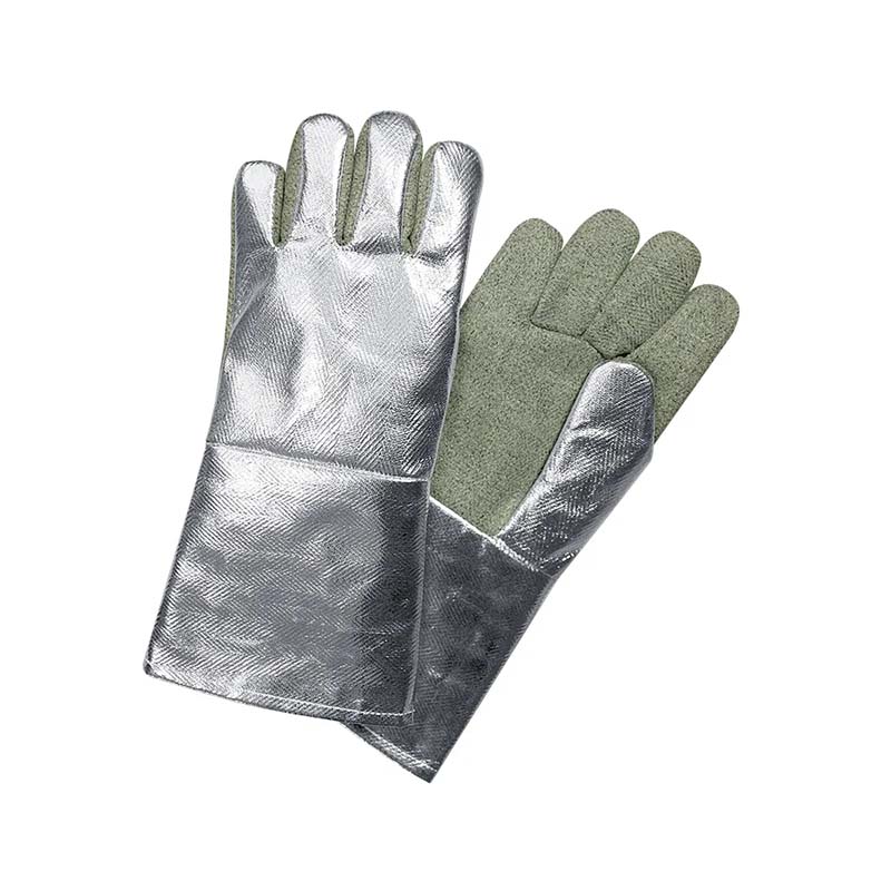藍(lán)鷹AL145五指型鋁箔耐高溫手套圖片1 藍(lán)鷹AL145五指型鋁箔耐高溫手套圖片1