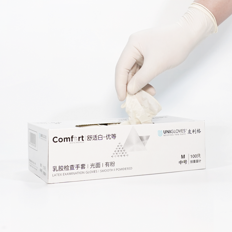 友利格舒適COMFORT U0700一次性微粉優(yōu)等乳膠檢查手套圖片2 友利格舒適COMFORT U0700一次性微粉優(yōu)等乳膠檢查手套圖片2