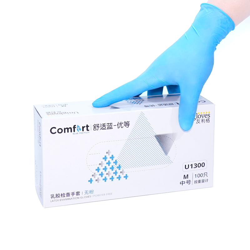 友利格舒適COMFORT U1300一次性無粉優(yōu)等乳膠檢查手套圖片2 友利格舒適COMFORT U1300一次性無粉優(yōu)等乳膠檢查手套圖片2