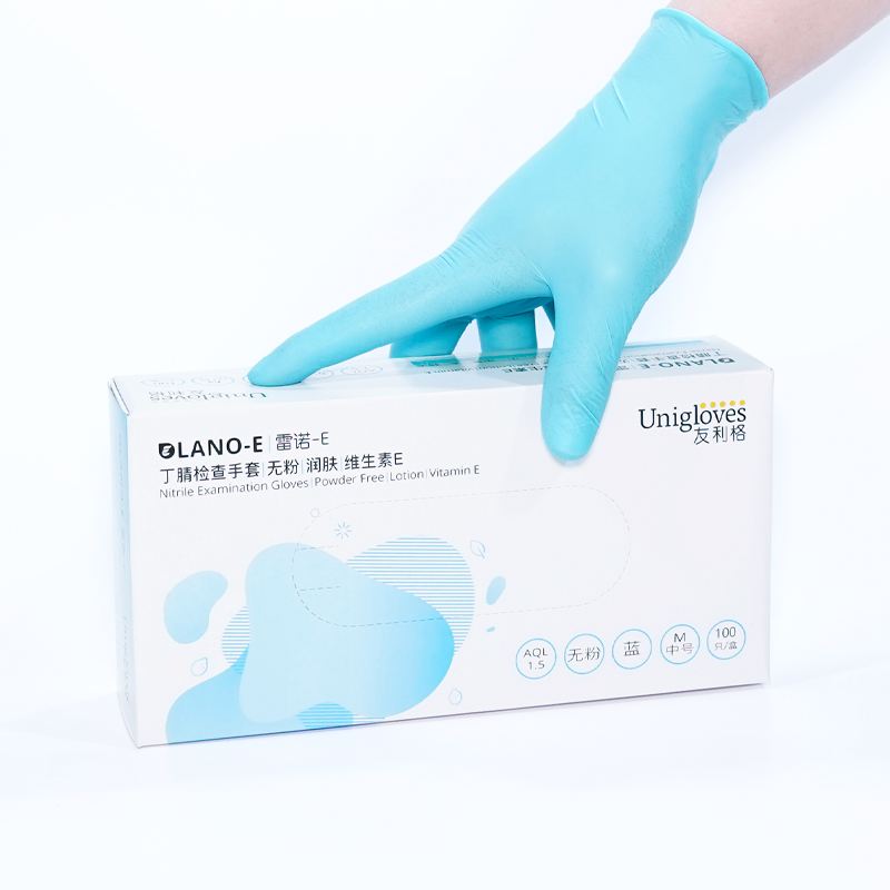 友利格雷諾-E LANO-E Z092X一次性無(wú)粉丁腈檢查手套圖片2