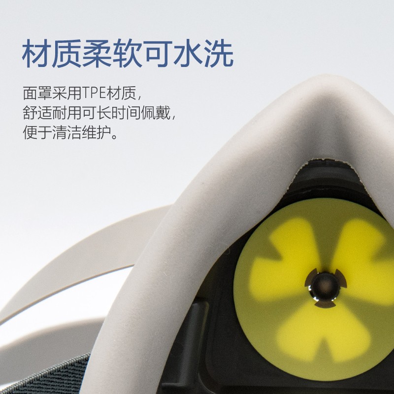 定和DH20102橡膠單濾盒半面罩防毒面具圖片2 定和DH20102橡膠單濾盒半面罩防毒面具圖片2