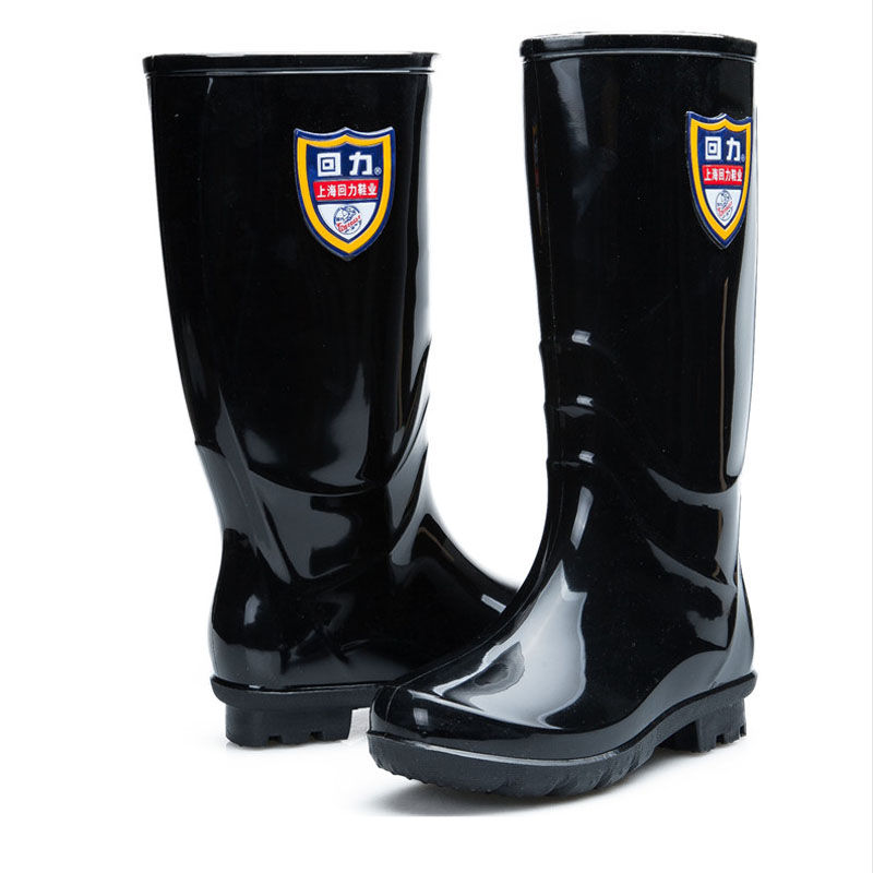 回力863黑色PVC防滑高筒雨靴圖片2 回力863黑色PVC防滑高筒雨靴圖片2