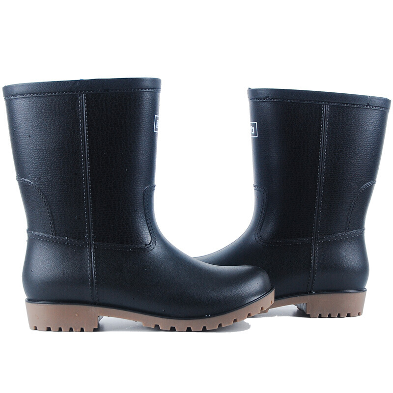 回力8128黑色耐油防滑中簡(jiǎn)雨靴圖片4 回力8128黑色耐油防滑中簡(jiǎn)雨靴圖片4