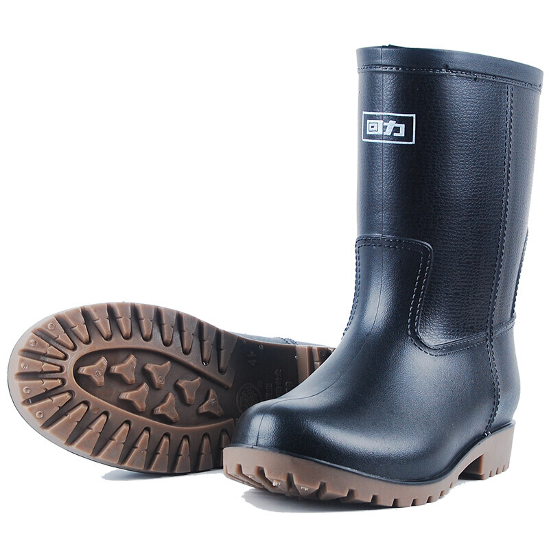 回力8128黑色耐油防滑中簡(jiǎn)雨靴圖片3 回力8128黑色耐油防滑中簡(jiǎn)雨靴圖片3