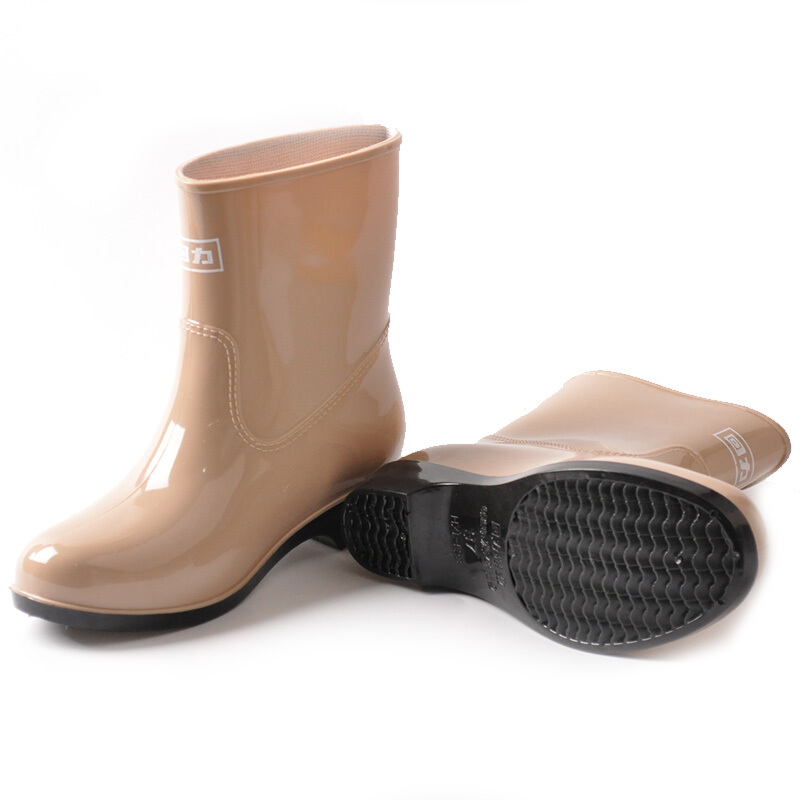 回力523卡其色PVC耐油雨靴圖片4 回力523卡其色PVC耐油雨靴圖片4