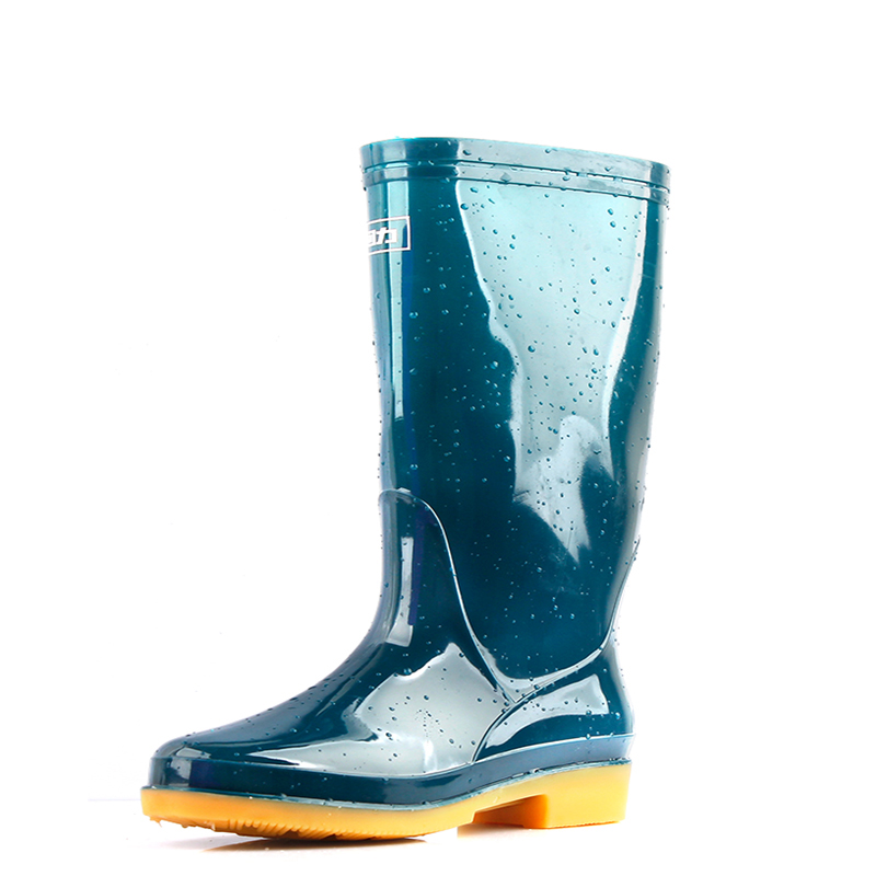 回力813墨綠色PVC中筒雨靴圖片1 回力813墨綠色PVC中筒雨靴圖片1