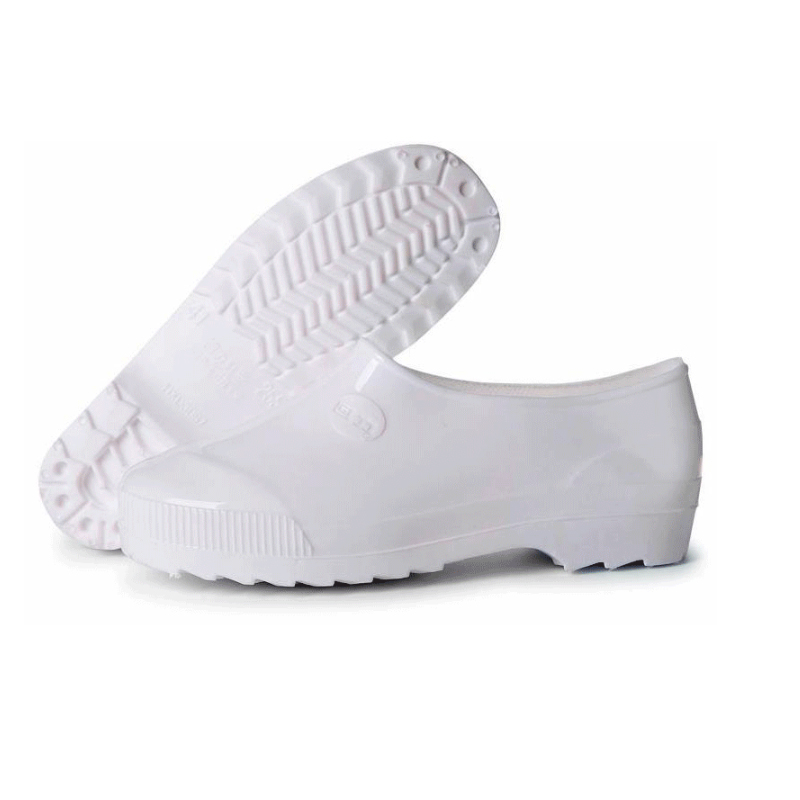 回力3083女款白色低幫雨鞋圖片2