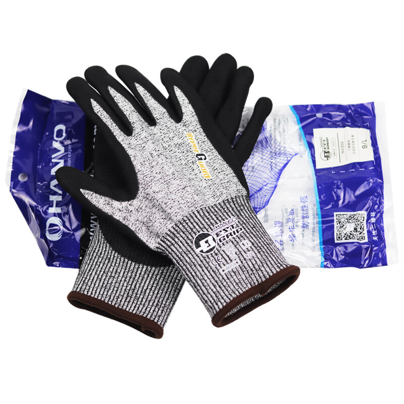 恒輝NX352耐磨防滑防油5級(jí)防割手套圖片4