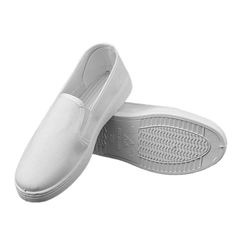 定和DH7503帆布PVC底中巾防靜電白色工作鞋圖片2 定和DH7503帆布PVC底中巾防靜電白色工作鞋圖片2