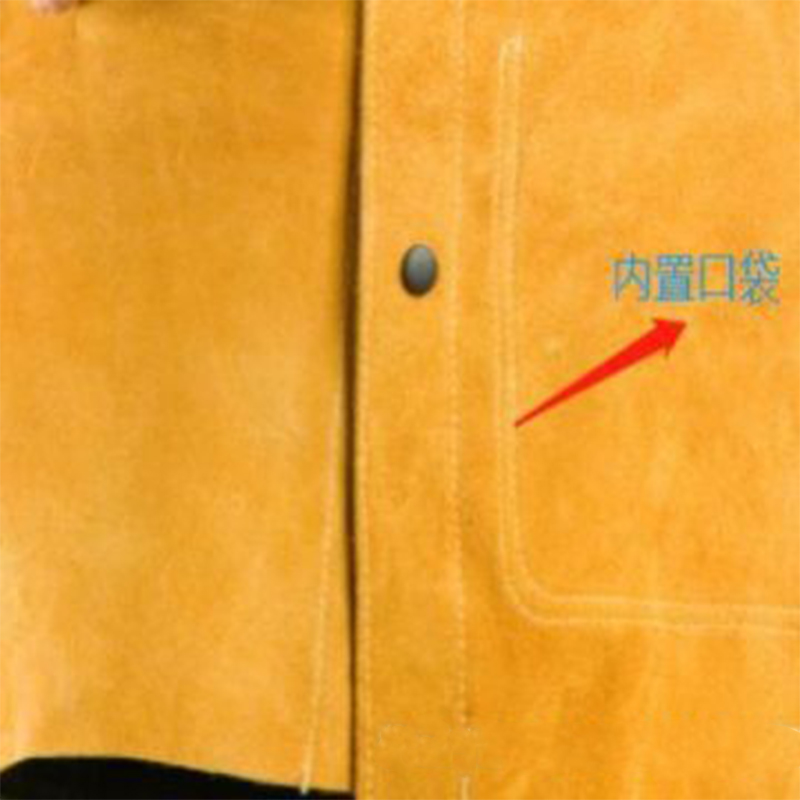威仕盾W-2130金黃色全牛皮焊工服圖片2 威仕盾W-2130金黃色全牛皮焊工服圖片2