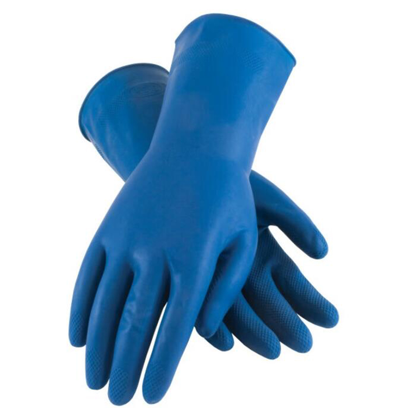 PIP 47-L171B藍(lán)色乳膠防化手套圖片1 PIP 47-L171B藍(lán)色乳膠防化手套圖片1