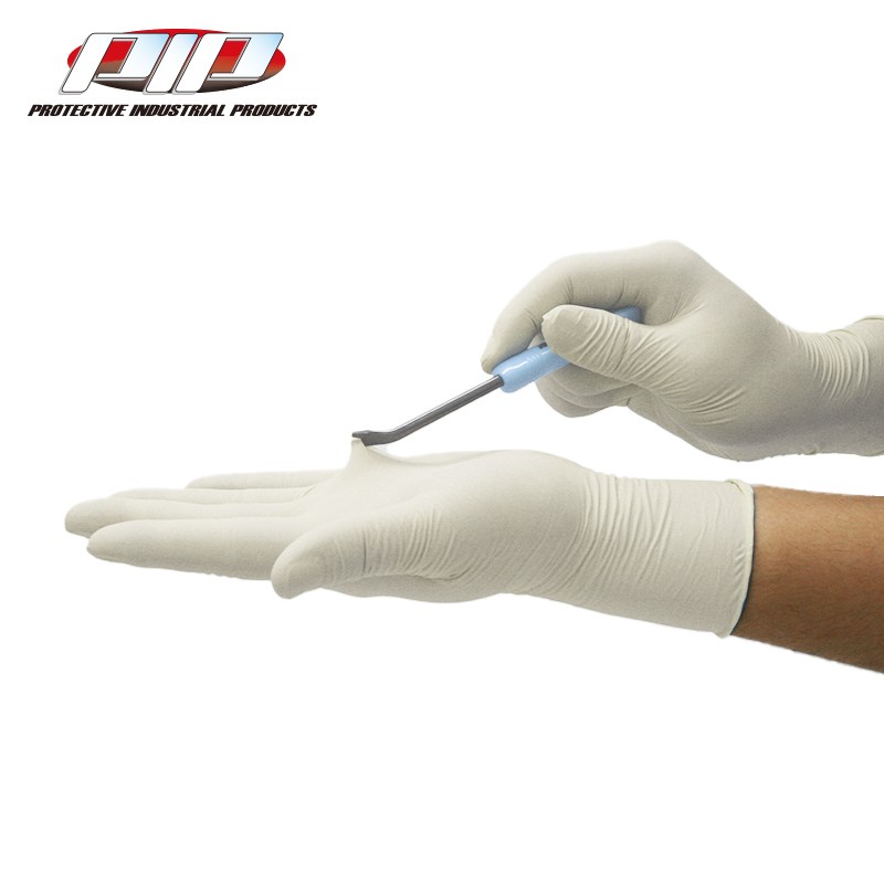 PIP 62-322PF白色無粉一次性乳膠手套圖片1