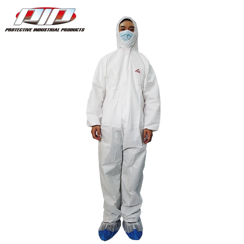 PIP I602白色帶帽連體一次性防護服圖片2 PIP I602白色帶帽連體一次性防護服圖片2