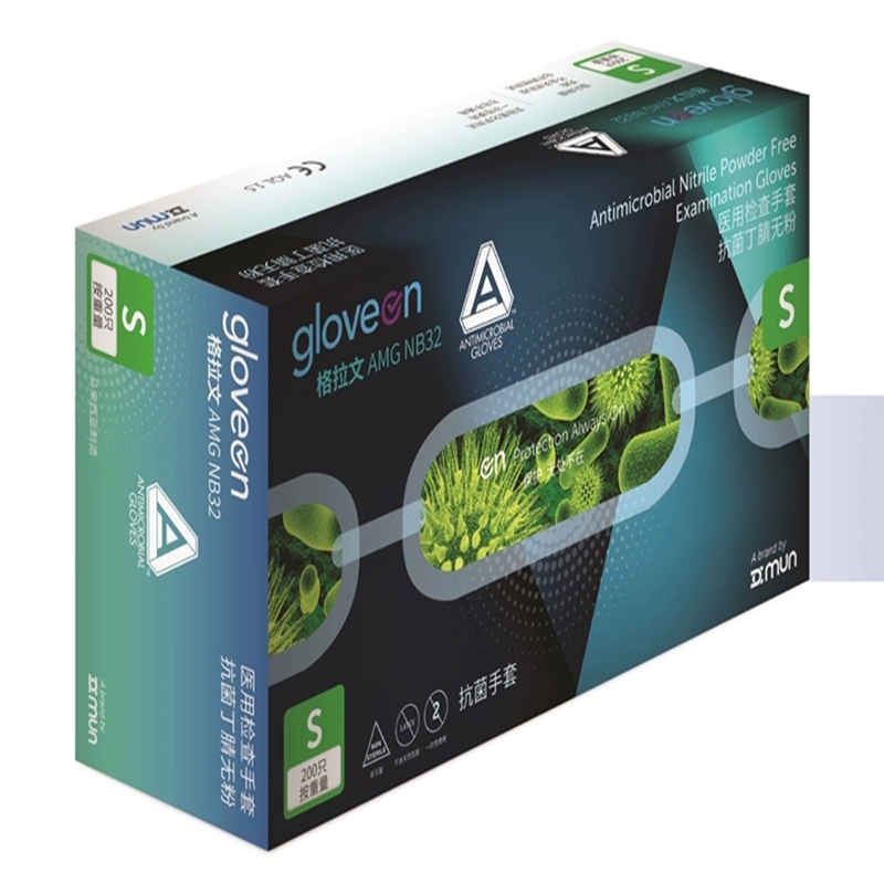 格拉文AMG NB32一次性藍(lán)色丁腈無粉檢查手套圖片1 格拉文AMG NB32一次性藍(lán)色丁腈無粉檢查手套圖片1