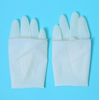 中藍(lán)LT/C68一次性使用滅菌橡膠外科手套圖片2