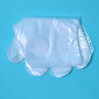 中藍LT/C65一次性使用聚乙烯檢查手套圖片1