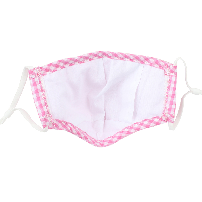 藍(lán)星紅格耳戴式兒童棉布口罩圖片2 藍(lán)星紅格耳戴式兒童棉布口罩圖片2