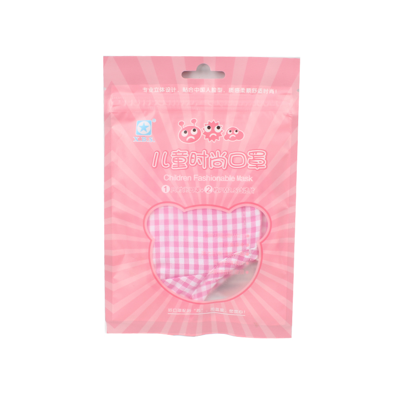 藍(lán)星紅格耳戴式兒童棉布口罩圖片4 藍(lán)星紅格耳戴式兒童棉布口罩圖片4