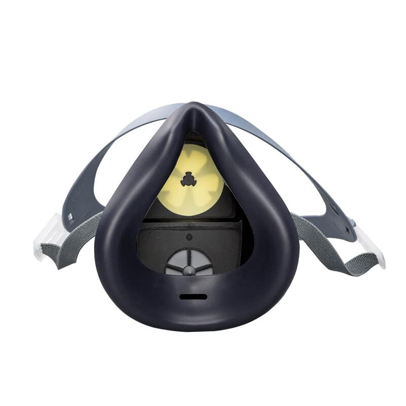 呼享9200單濾盒硅膠半面罩防毒面具圖片1 呼享9200單濾盒硅膠半面罩防毒面具圖片1