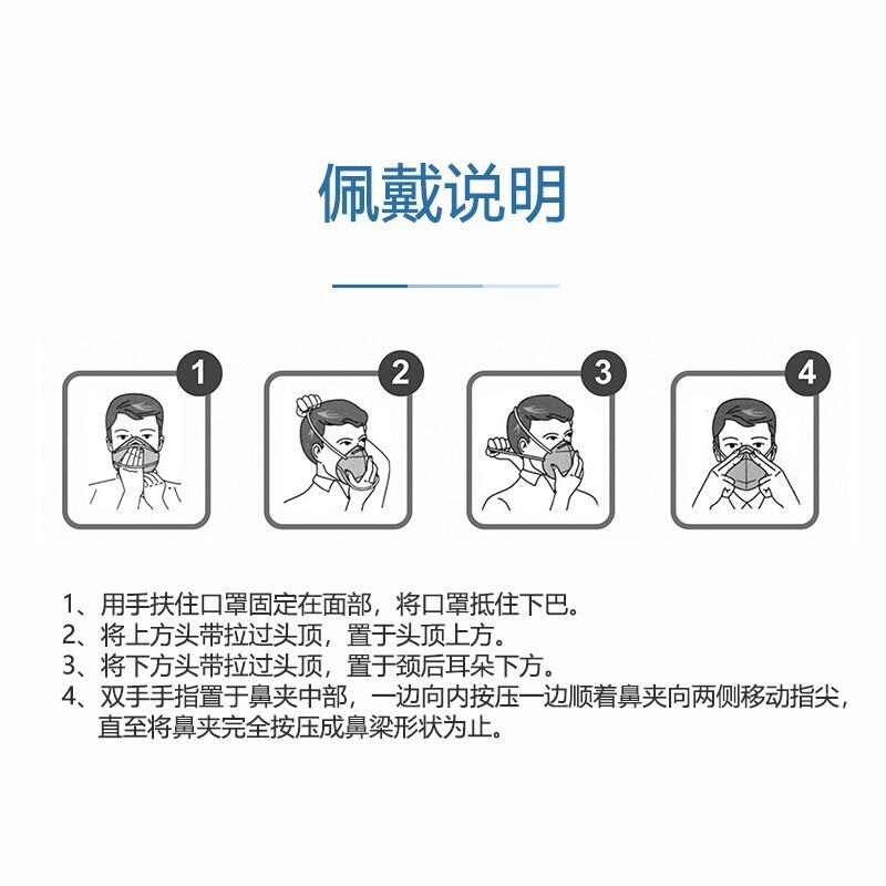 呼享HU980V KN95頭戴式杯型帶閥防塵口罩圖片3 呼享HU980V KN95頭戴式杯型帶閥防塵口罩圖片3