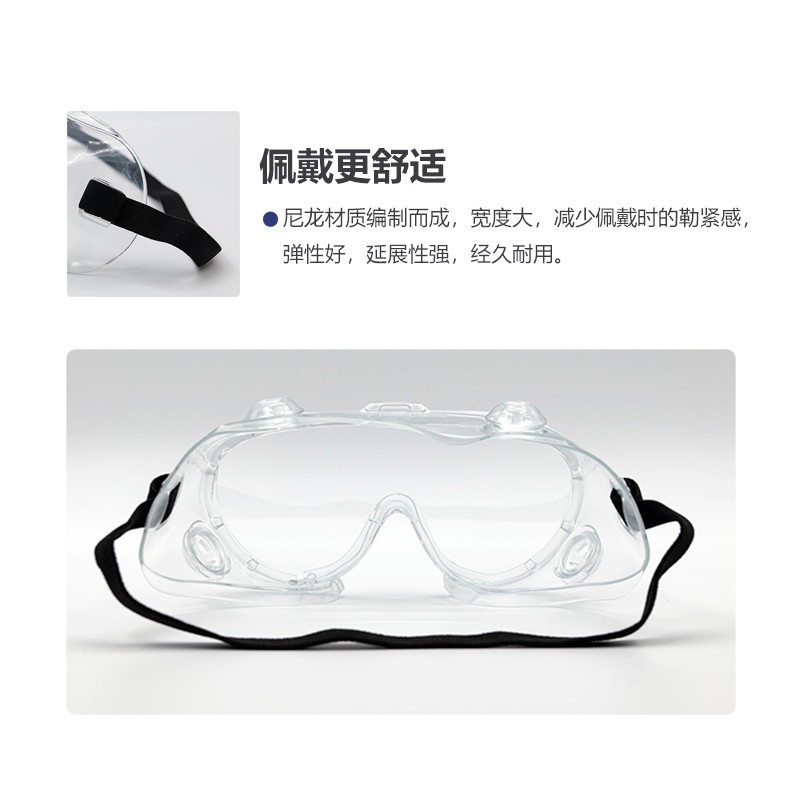 呼享HU118AF防沖擊防霧護(hù)目鏡圖片3