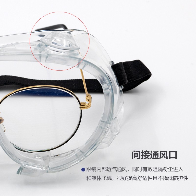 呼享HU118AF防沖擊防霧護(hù)目鏡圖片1