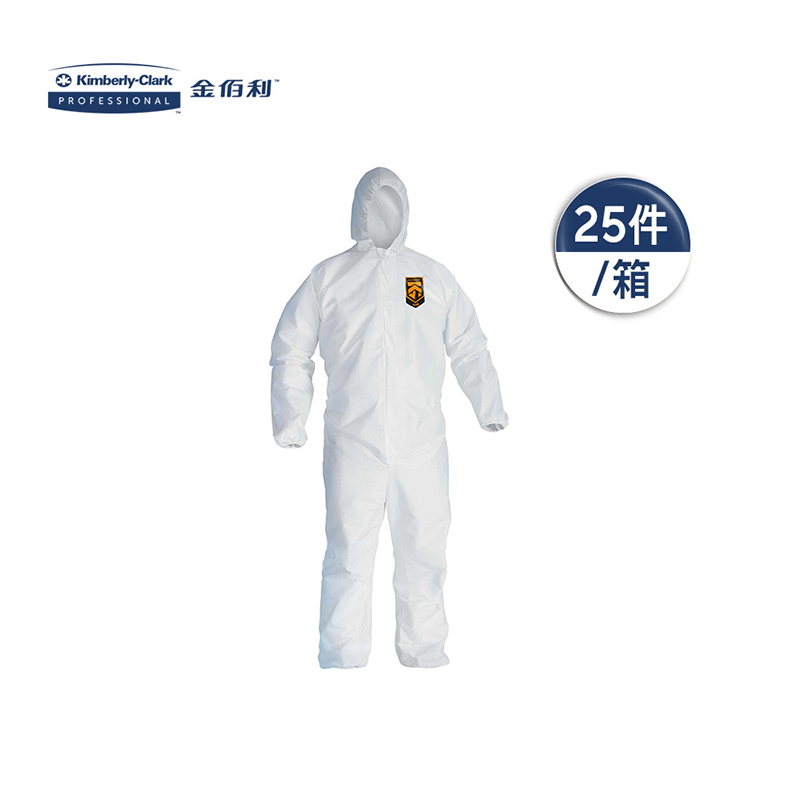 金佰利97910 KLEENGUARD勁衛(wèi)A40白色防護(hù)服M圖片4