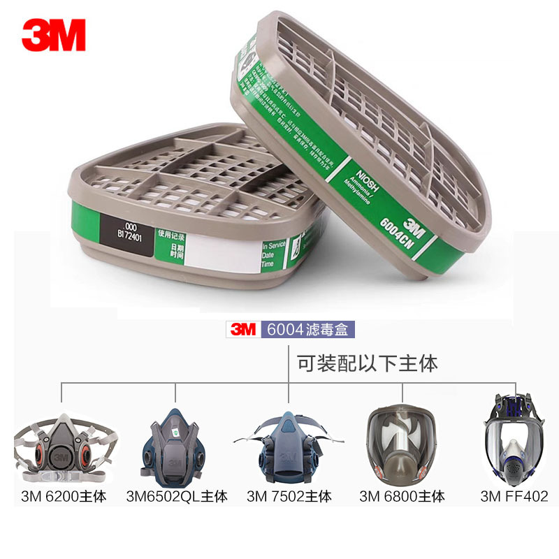 3M6004CN防氨氣濾毒盒圖片3 3M6004CN防氨氣濾毒盒圖片3