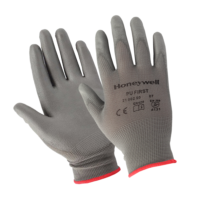霍尼韋爾2100250CN尼龍耐磨掌浸PU灰色工作手套圖片1 霍尼韋爾2100250CN尼龍耐磨掌浸PU灰色工作手套圖片1