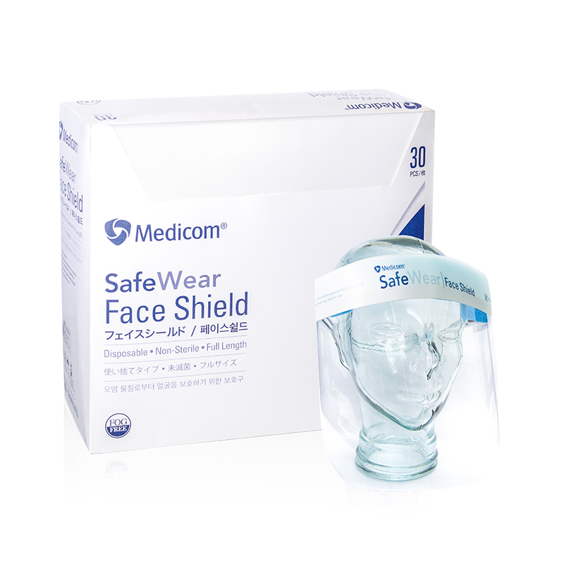 麥迪康2033高清防飛沫雙面防霧防護面屏圖片1 麥迪康2033高清防飛沫雙面防霧防護面屏圖片1