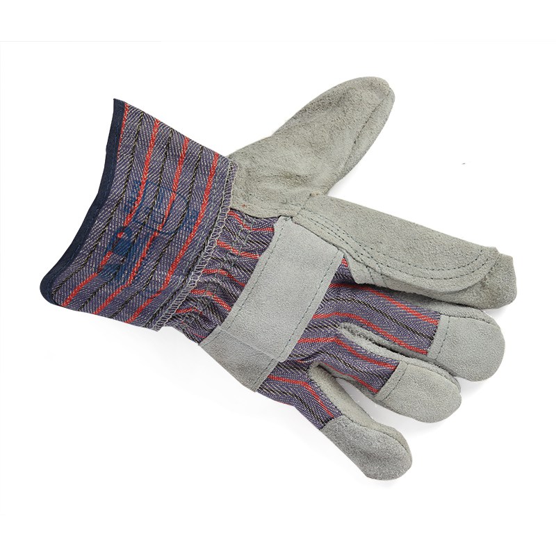 友盟AP-1526耐磨牛二層芯皮勞保手套圖片2 友盟AP-1526耐磨牛二層芯皮勞保手套圖片2