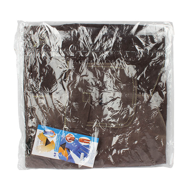 友盟AP-6100炭啡色全皮護胸焊工服圖片4 友盟AP-6100炭啡色全皮護胸焊工服圖片4