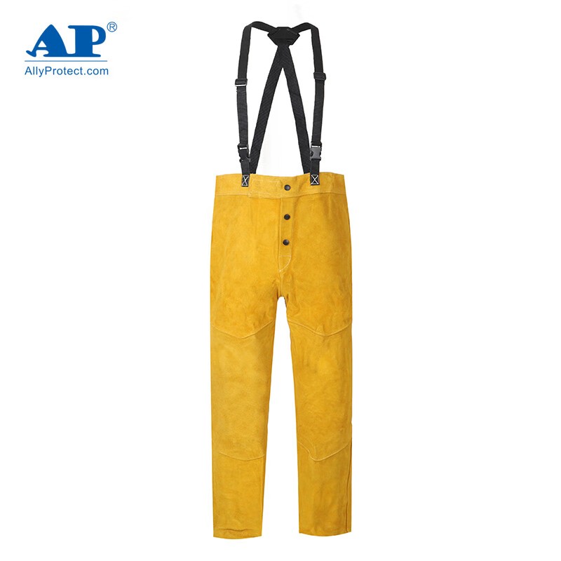 友盟AP-2230金黃色全皮焊工服圖片1 友盟AP-2230金黃色全皮焊工服圖片1