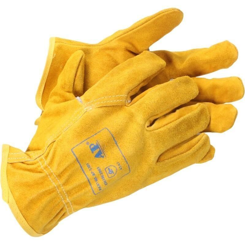 友盟AP-1303耐磨抗油牛二層皮勞保手套圖片1 友盟AP-1303耐磨抗油牛二層皮勞保手套圖片1