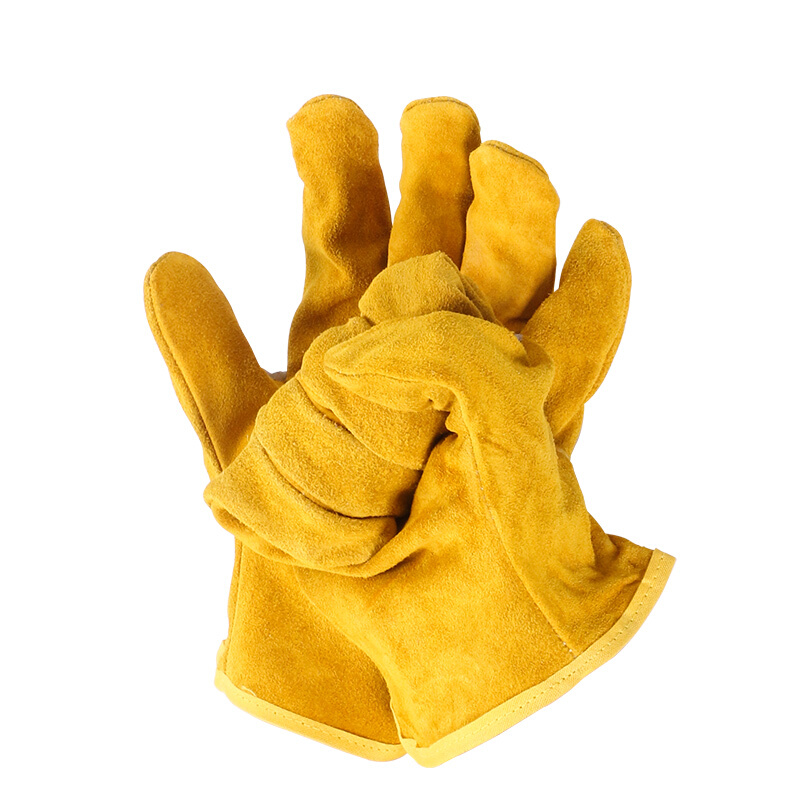 友盟AP-1303耐磨抗油牛二層皮勞保手套圖片2 友盟AP-1303耐磨抗油牛二層皮勞保手套圖片2