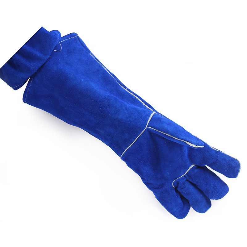 友盟AP-2054彩藍(lán)色加長電焊手套圖片1 友盟AP-2054彩藍(lán)色加長電焊手套圖片1