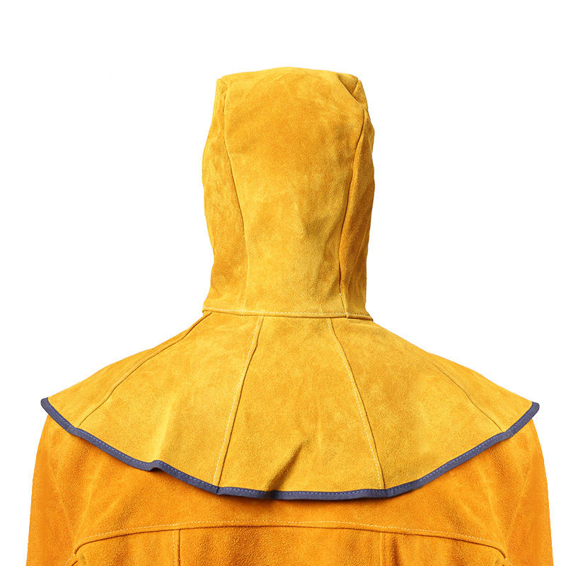 友盟AP-3000Y金黃色皮全護(hù)式焊帽圖片4