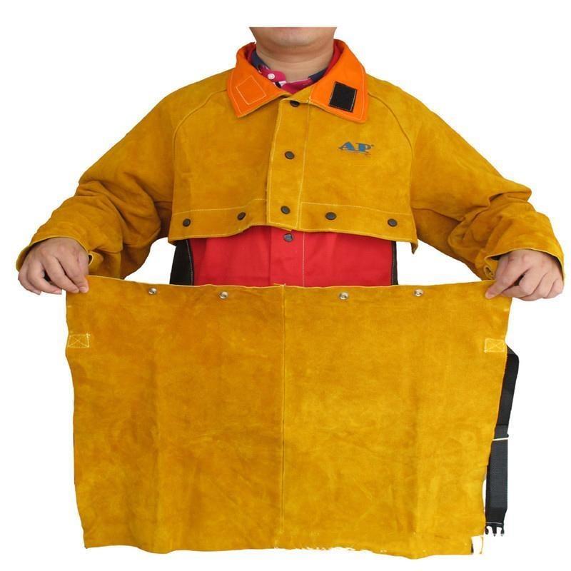 友盟AP-2188/2189金黃色開背式焊工服及圍身圖片2 友盟AP-2188/2189金黃色開背式焊工服及圍身圖片2
