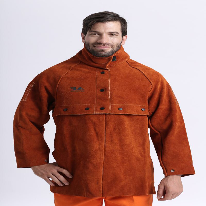 友盟AP-7188/7189金黃色開背式焊服及圍身圖片1 友盟AP-7188/7189金黃色開背式焊服及圍身圖片1