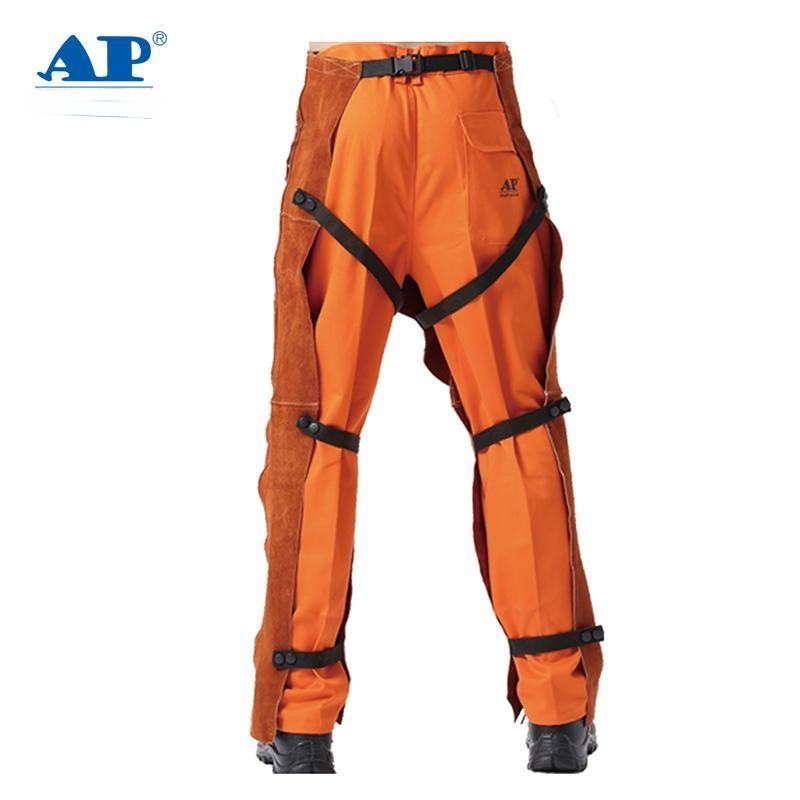 友盟AP-6042咖啡色耐磨隔熱防火焊工服褲子圖片3