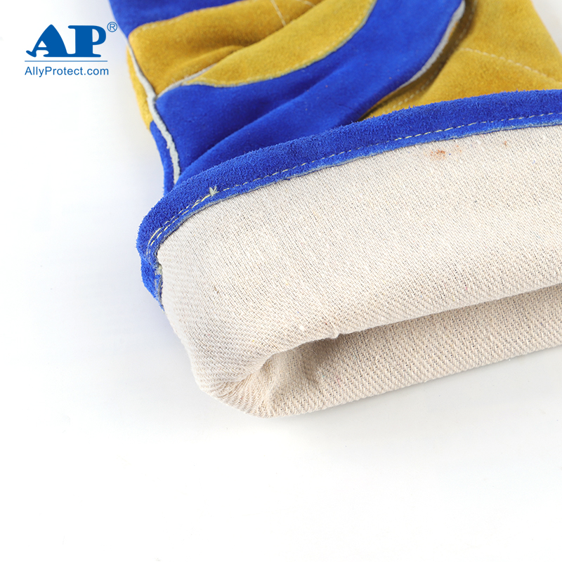 友盟AP-1166彩藍(lán)色牛二層皮電焊手套圖片5 友盟AP-1166彩藍(lán)色牛二層皮電焊手套圖片5