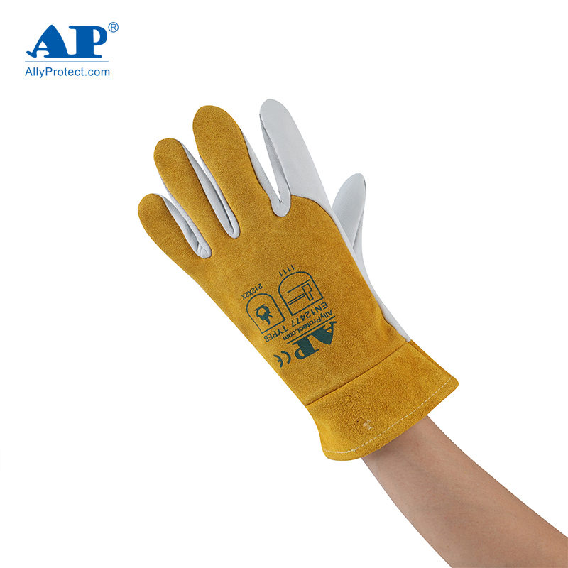 友盟AP-1188防火隔熱羊青皮電焊手套圖片4 友盟AP-1188防火隔熱羊青皮電焊手套圖片4