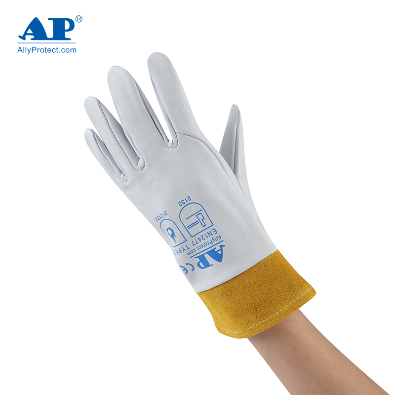 友盟AP-1088防火隔熱羊青皮電焊手套圖片3 友盟AP-1088防火隔熱羊青皮電焊手套圖片3