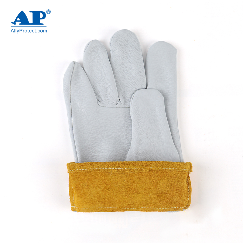 友盟AP-1088防火隔熱羊青皮電焊手套圖片4 友盟AP-1088防火隔熱羊青皮電焊手套圖片4